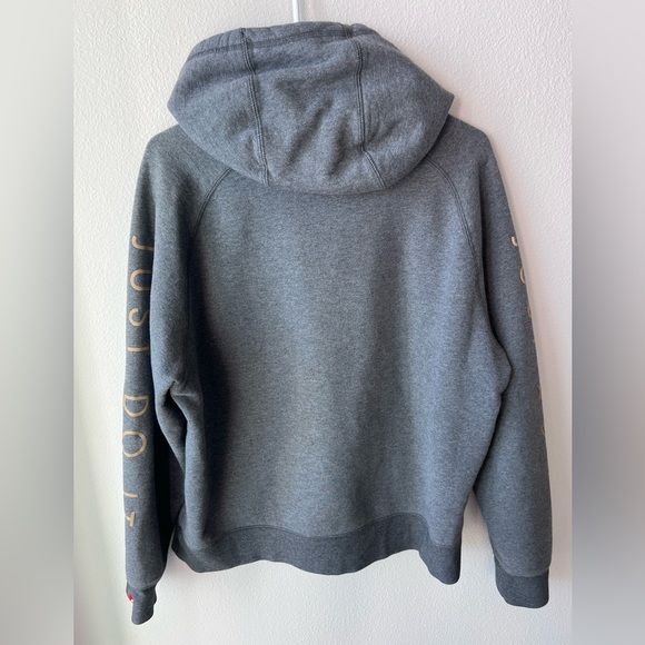 Nike Women’s Gray and Gold Hoodie Size Large - Picture 3 of 4